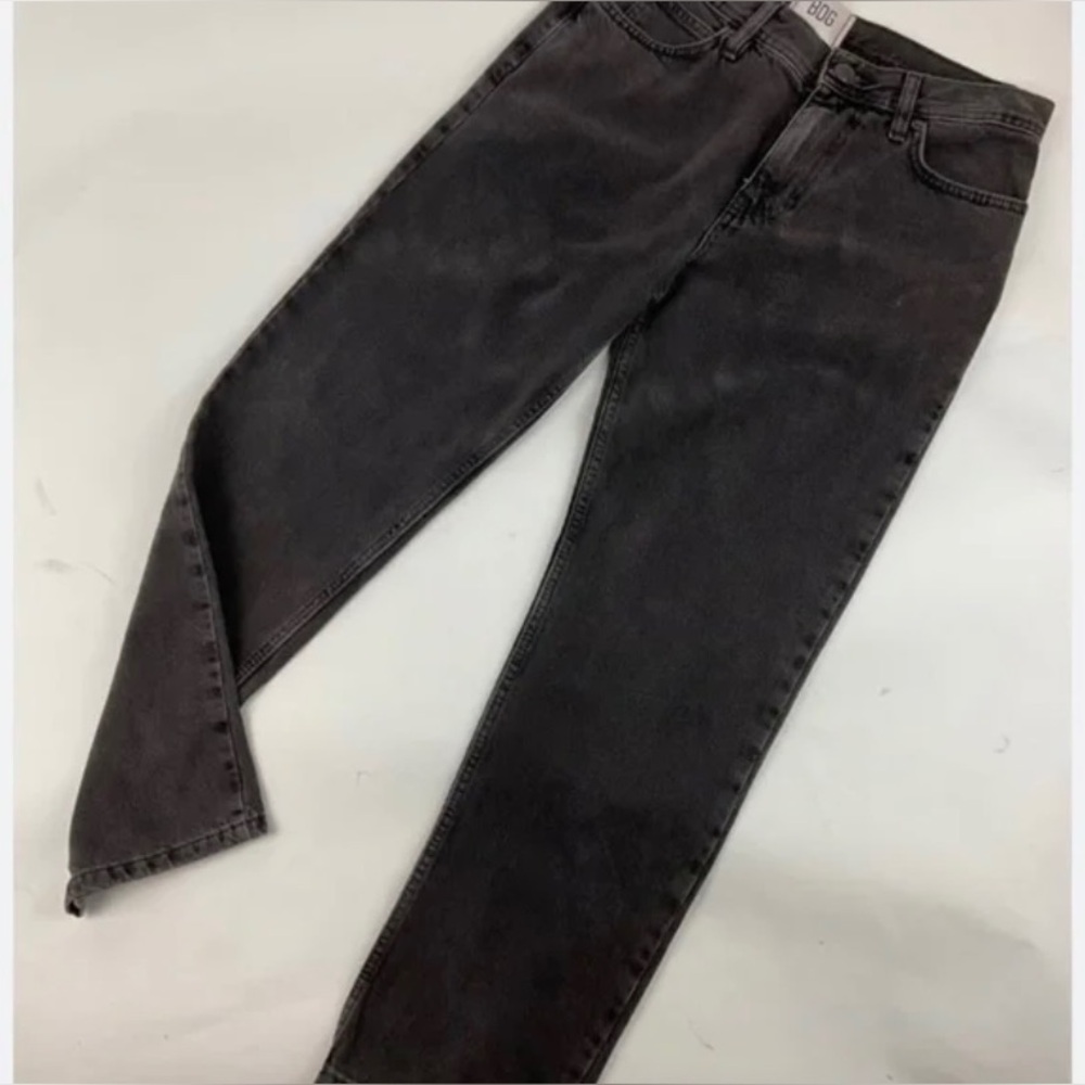 BDG Washed Black Women's Straight Leg Jeans